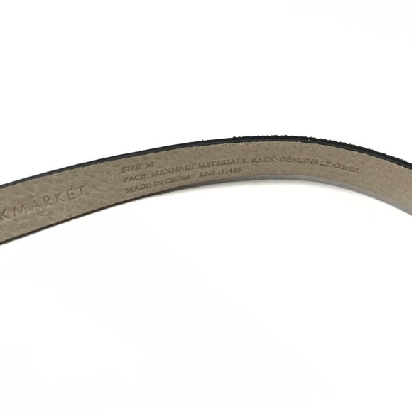 White House Black Market Womens Belt Elastic Back S Work Career Casual New - Picture 4 of 6